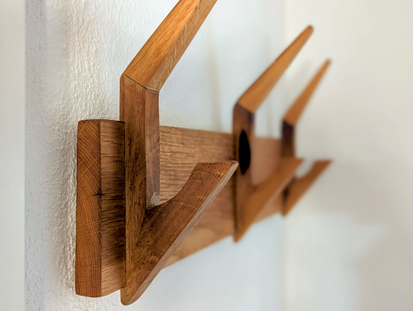 Reclaimed Oak Coat Rack