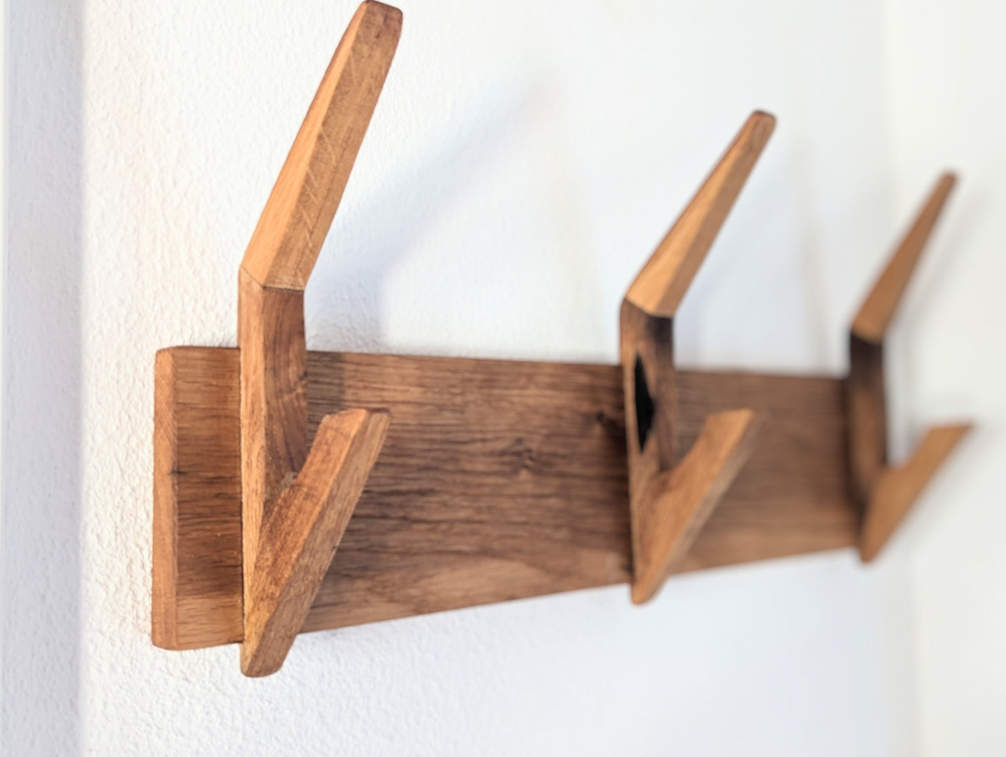 Reclaimed Oak Coat Rack